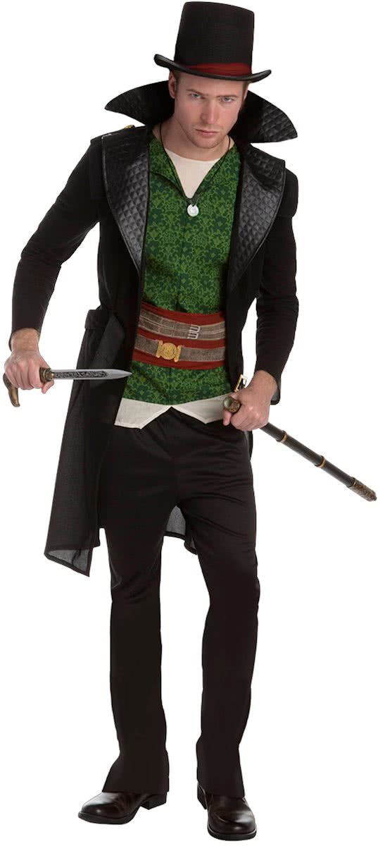 Assassins Creed™ Jacob kostuum voor volwassenen - Verkleedkleding - Maat One Size